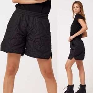 Siwy Rey Shorts In Midnight Heart size XS Quilted Shorts